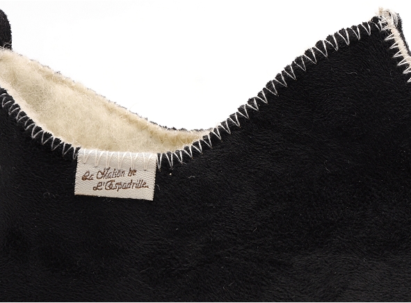 La maison de l espadrille chaussons femme 6030 6 fem noir