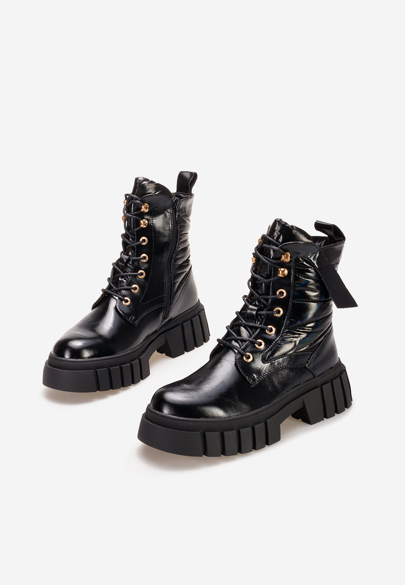 Bottines rangers femme noirs Arryna V2