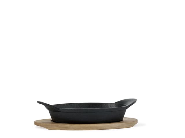 HOLM Fad/tallerken 21 x 15 x 4 cm Sort