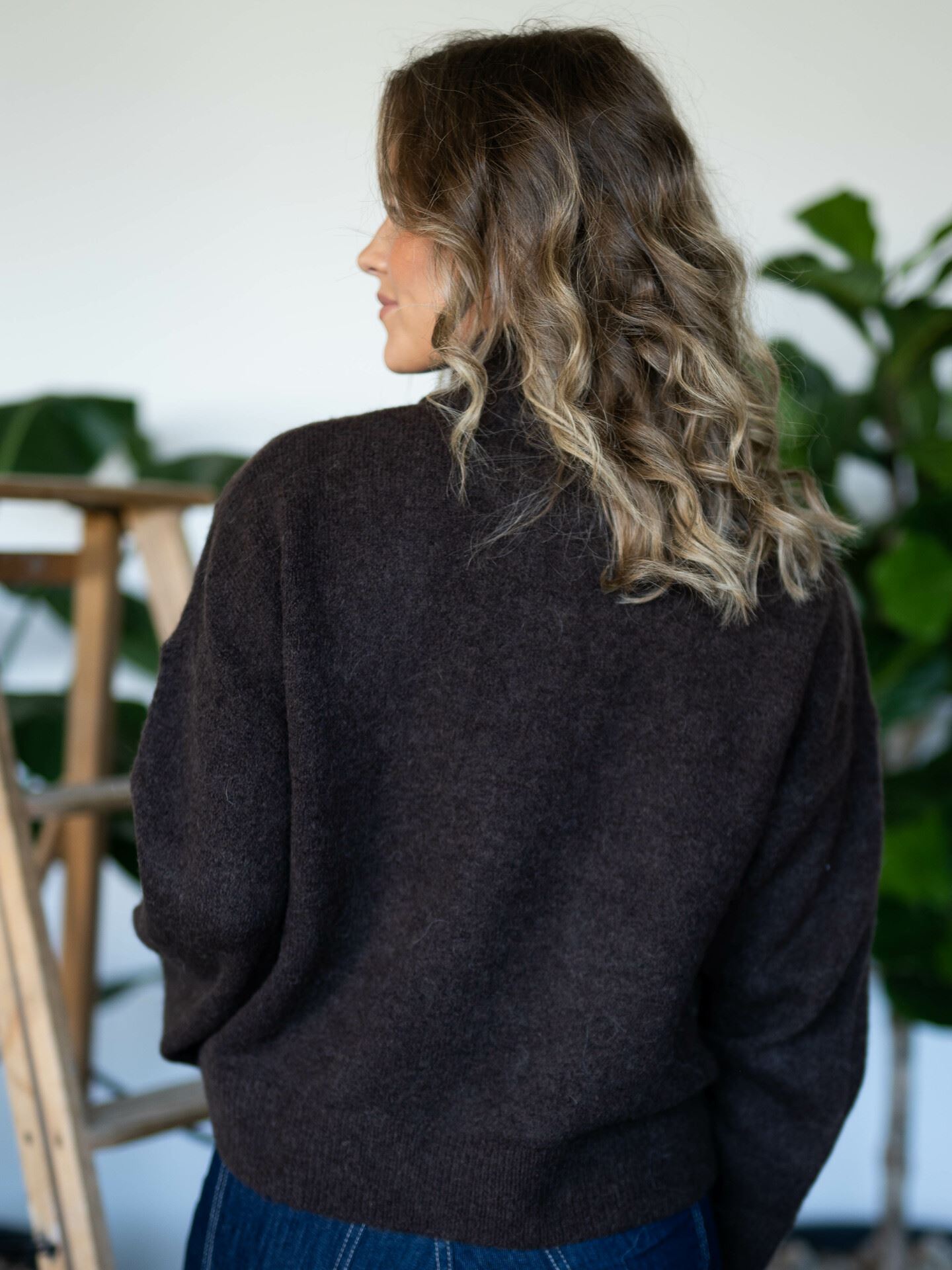 Sia Long Sleeve Knit Zipper Cardigan