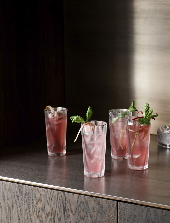 Stelton Pilastro long drink glas 0,3 l, 4 Stk clear Clear