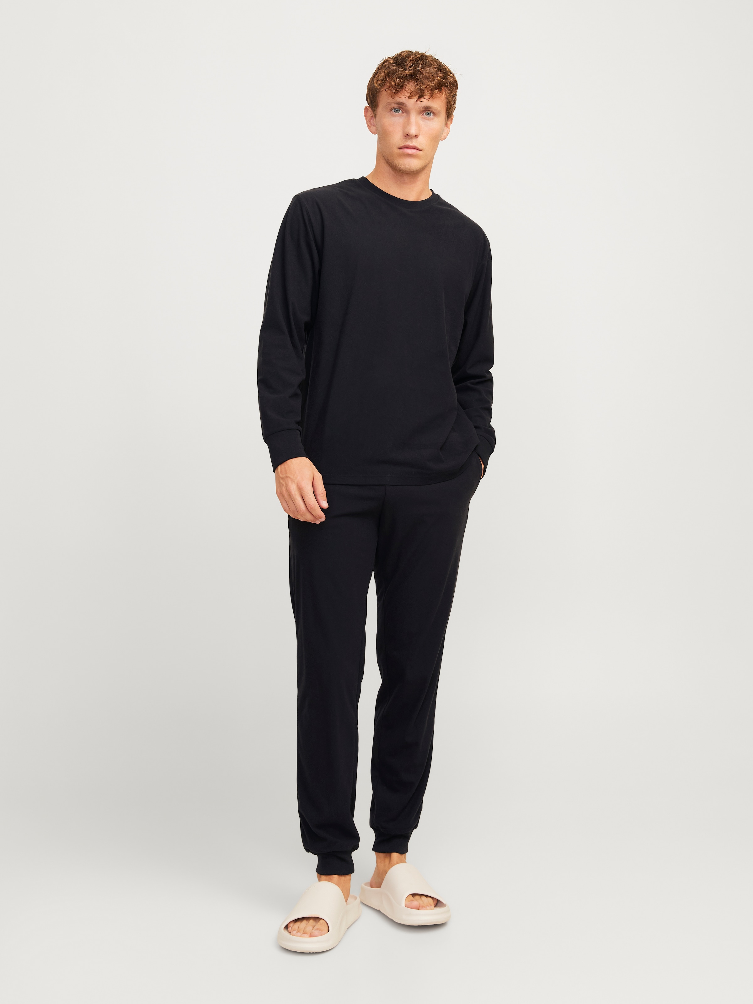 Jack & Jones Langarmshirt »JACSOLID LOUNGE SET W NOOS«, 2 Stk.
