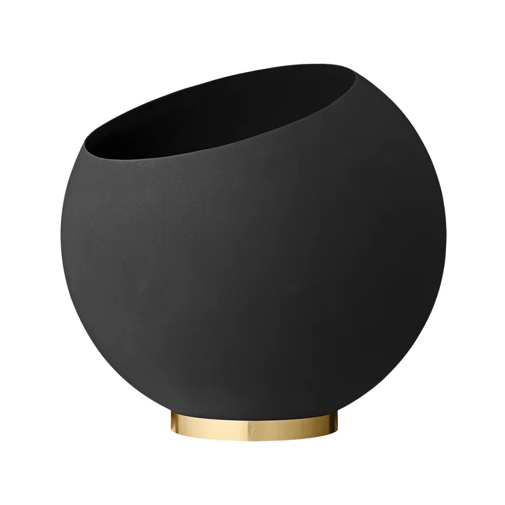 AYTM - Globe Blumentopf, Ø 60 x H 50 cm, schwarz