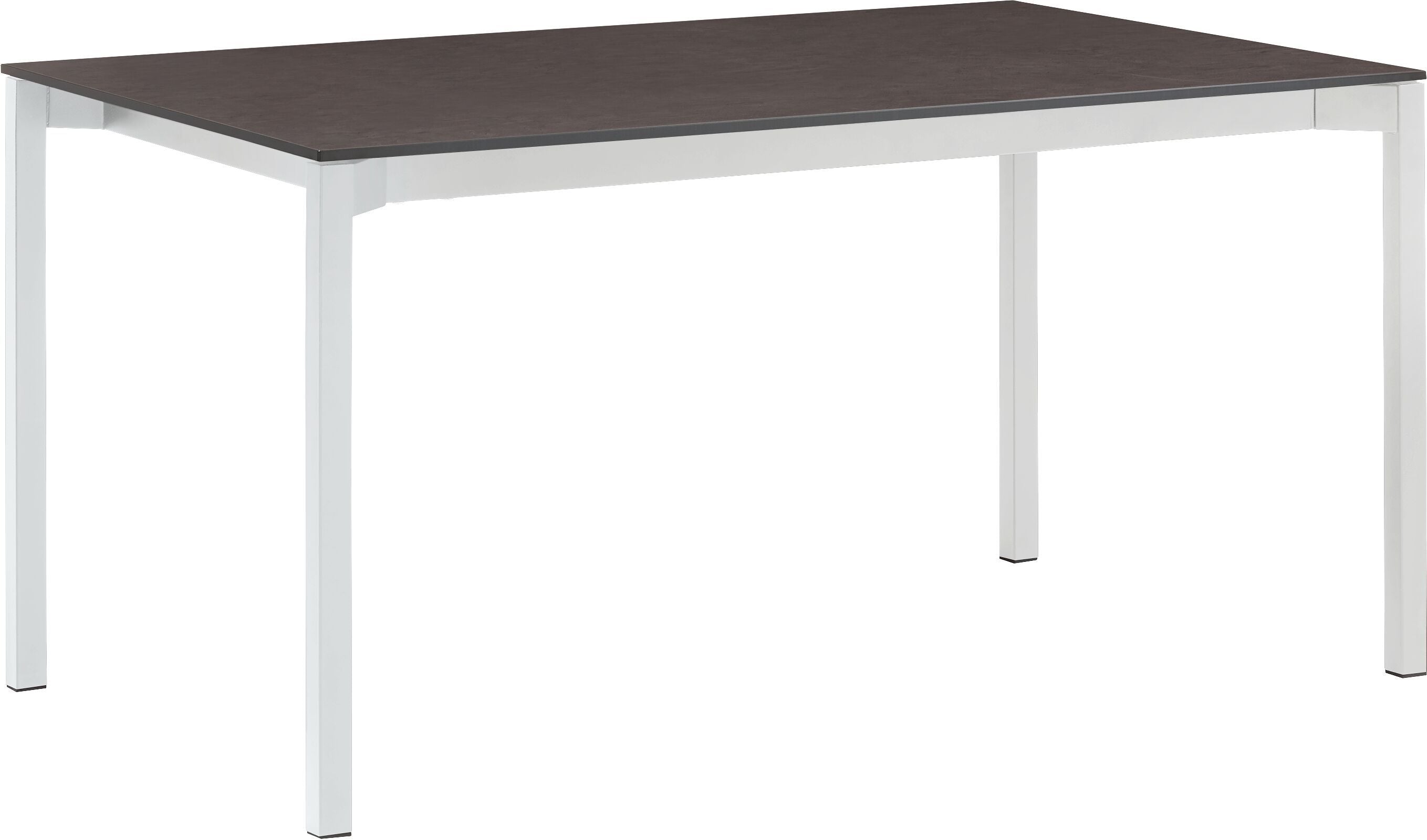 MALO Gartentisch - Schwarz / B: 140.0 cm x T: 80.0 cm x H: 75.0 cm