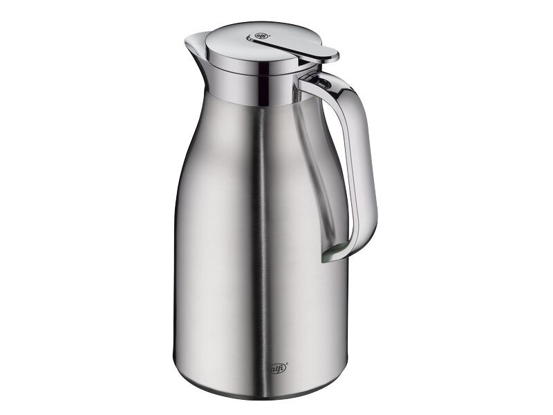 Alfi Thermoskanne Skyline 1000 ml, Silber Karaffe aus Edelstahl