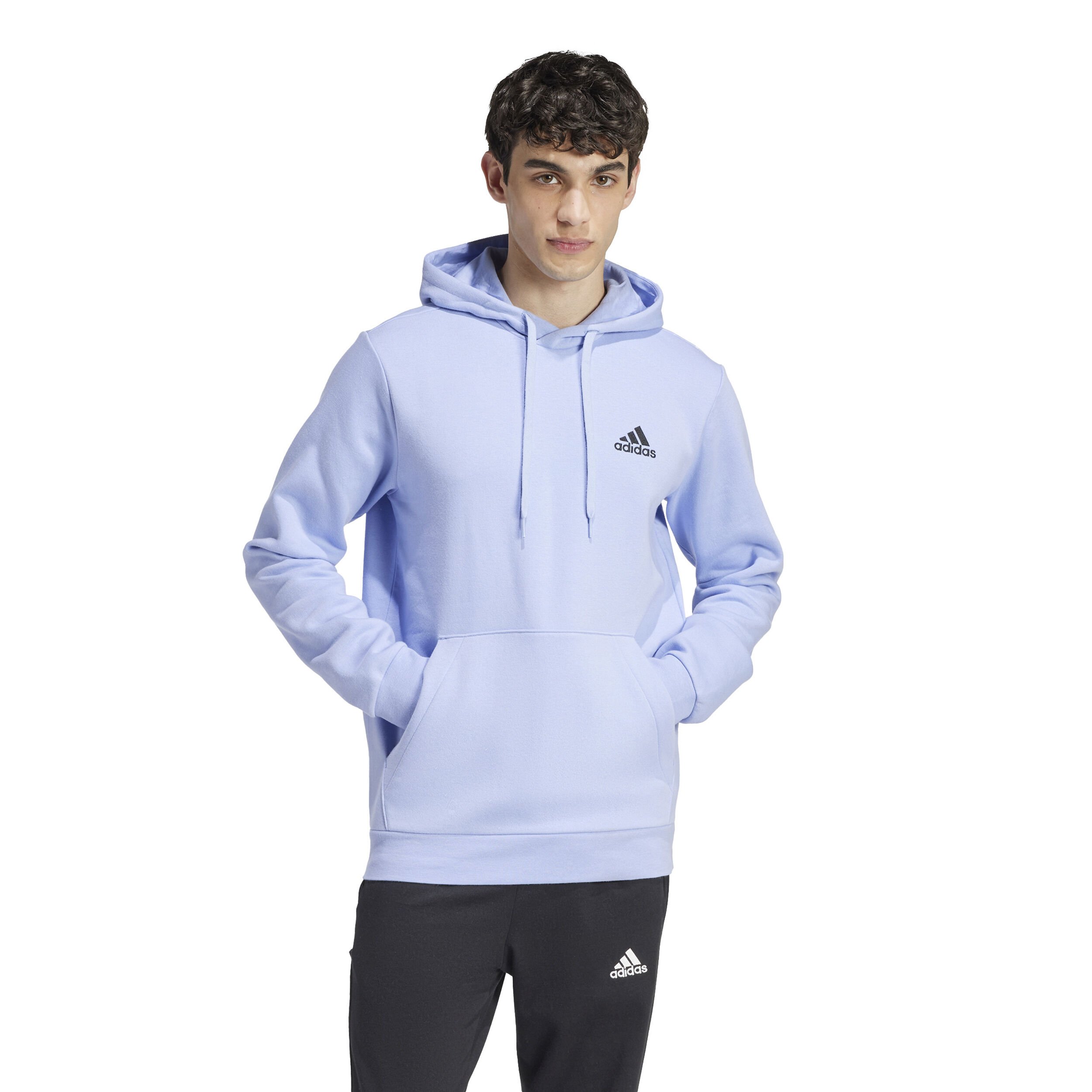 adidas Feelcozy Sweat À Capuche Hommes - Bleu Clair
