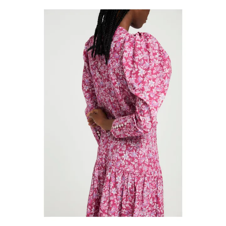 Sophie + Lucie Robe Longue Motifs | Rose