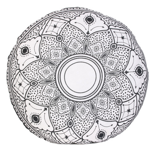 The home deco factory - MIRAGE - Noir-Blanc