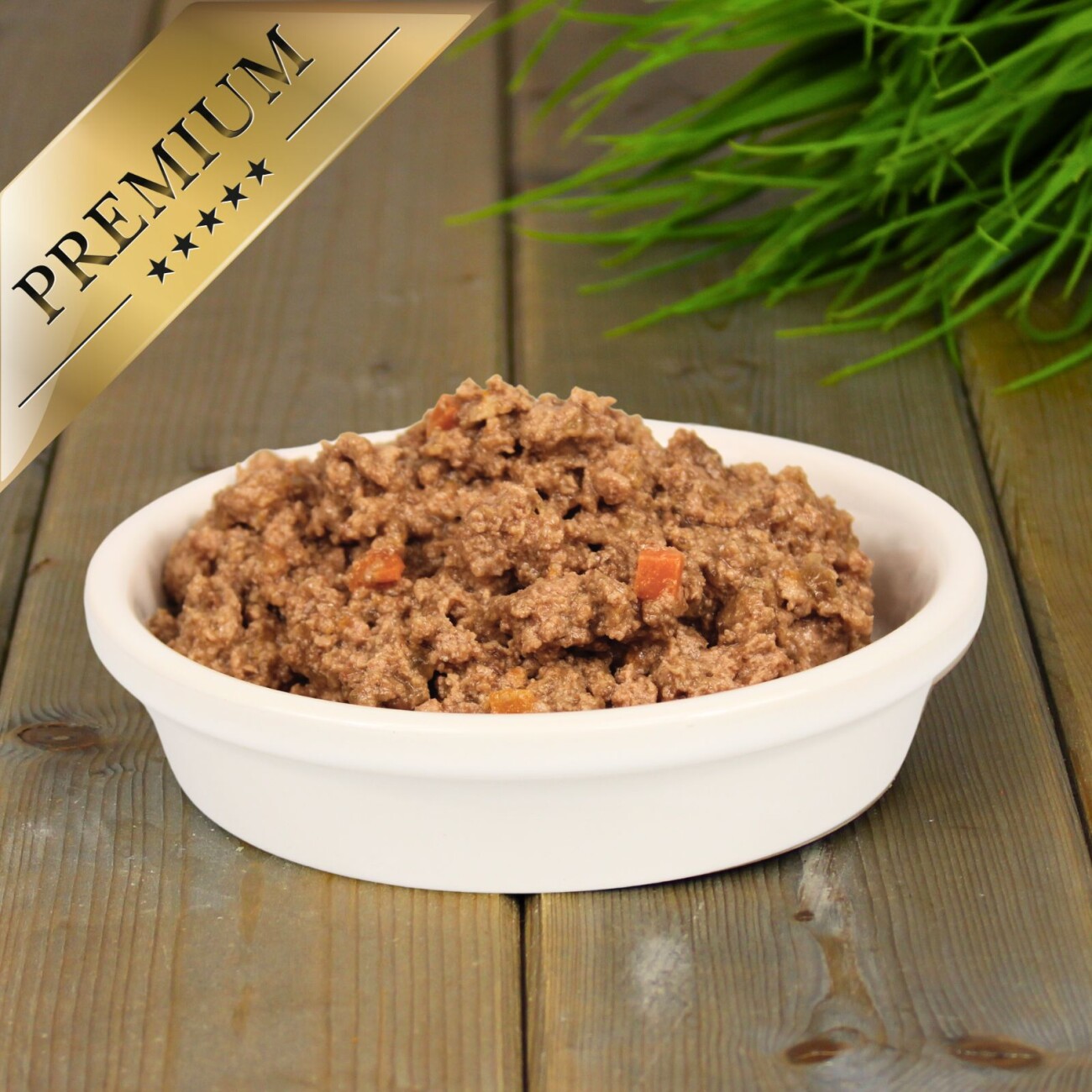 Lyra Pet Lecker.Pet Leo's Saftige Fleischmahlzeit mit Pute & Gemüse Katzenfutter Nassfutter 6x400 g