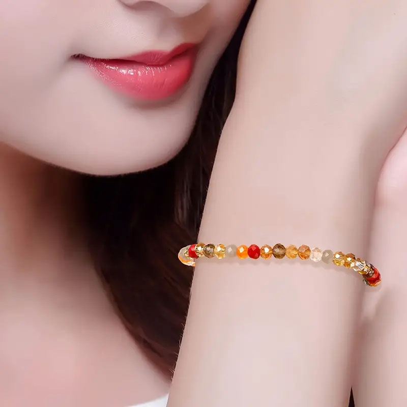 (1000er Set) Ø4mm Schimmernde Glas Perlen DIY Bastel Schmuck Zwischenperle für Armband / Kette - Blau / Grün / Schwarz