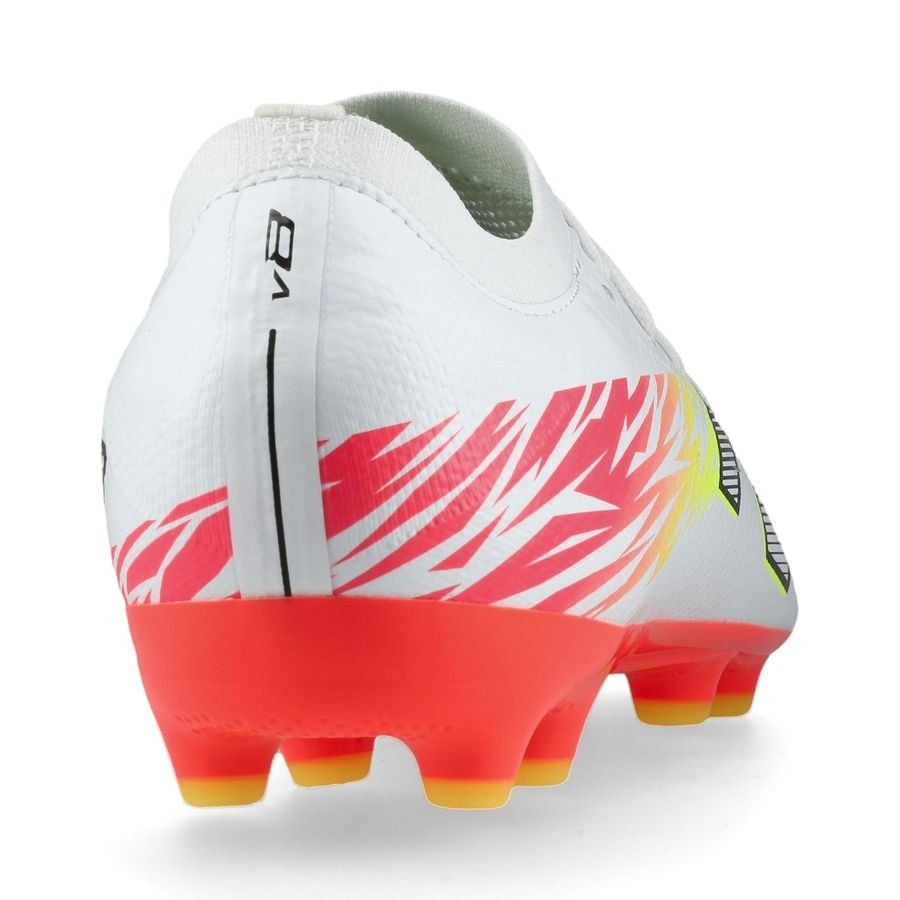 New Balance Furon V8 Pro AG Flash Point - Blanc/Rouge/Argenté