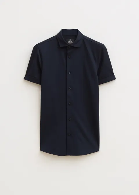 Overhemd tech blauw (BLW.D)