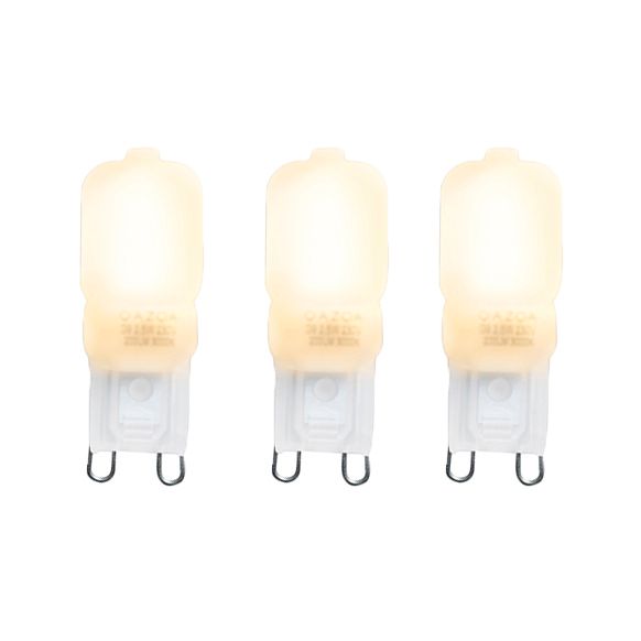 Set van 3 G9 LED lampen CUTE PC 2W 200 lm 2700K