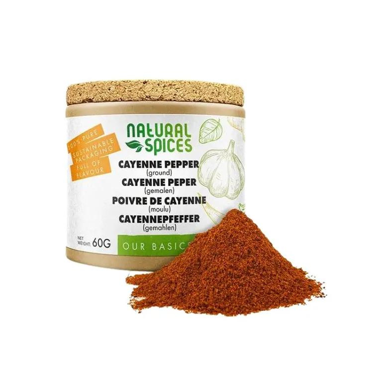 Natural Spices Cayenne peper gemalen 60 gram