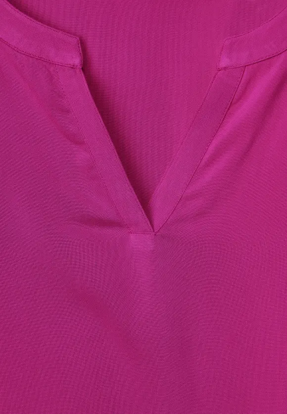 Viskosebluse - bright cozy pink