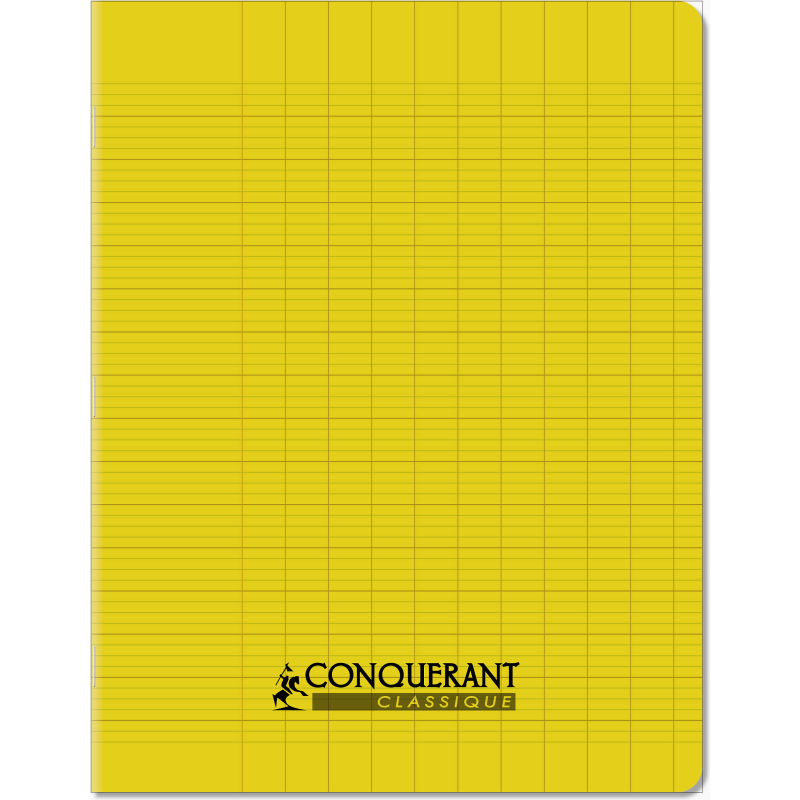 Cahier Conquerant Classique Agrafe 170X220 48P 90G Seyes Polypro