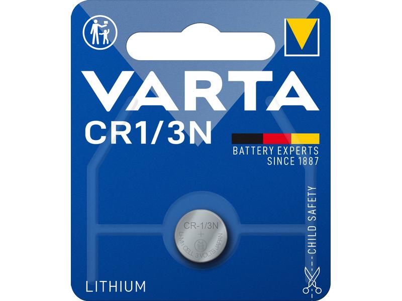 Varta Knopfzelle CR1 / 3N , 1 Stück Knopfzelle CR 1/3 N