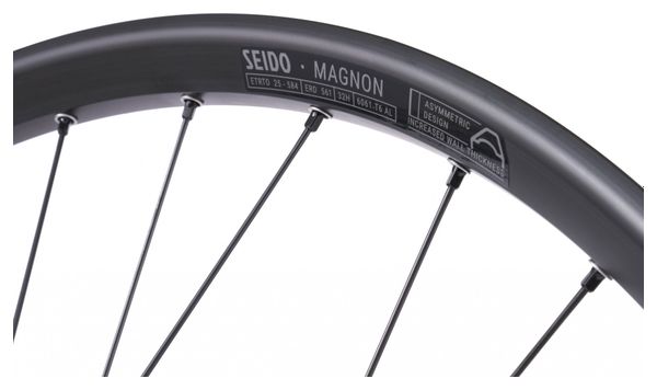 Paire de Roues Seido Magnon 650b | 12x100 - 12x142mm | 6 Trous