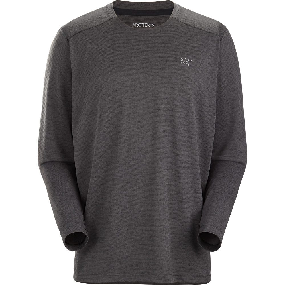 Arc'teryx Cormac Crew Longsleeve Herren black heather