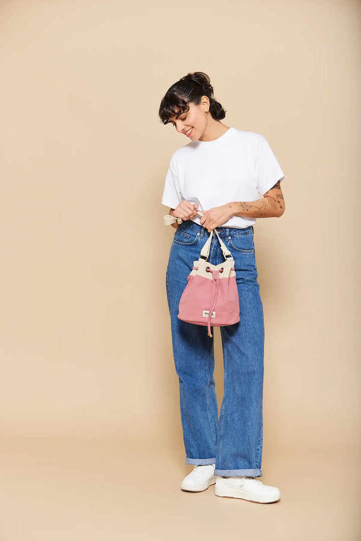 Sac seau Julie Rose blush