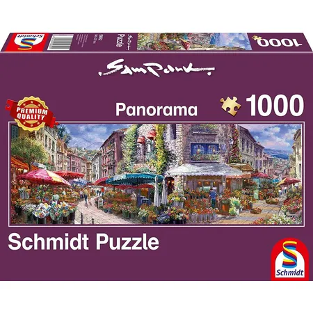 Schmidt Spiele Puzzle - Sam Park, Frühlingsatmosphäre, 1000 Teile
