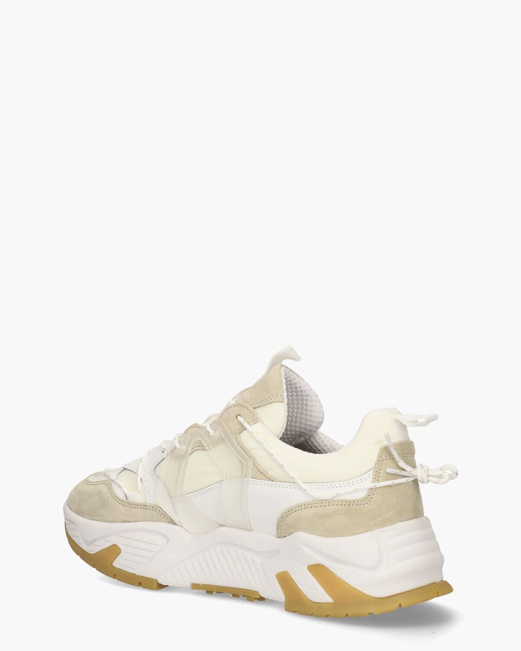 Mikakus New Boom Off-White/Beige Herensneakers