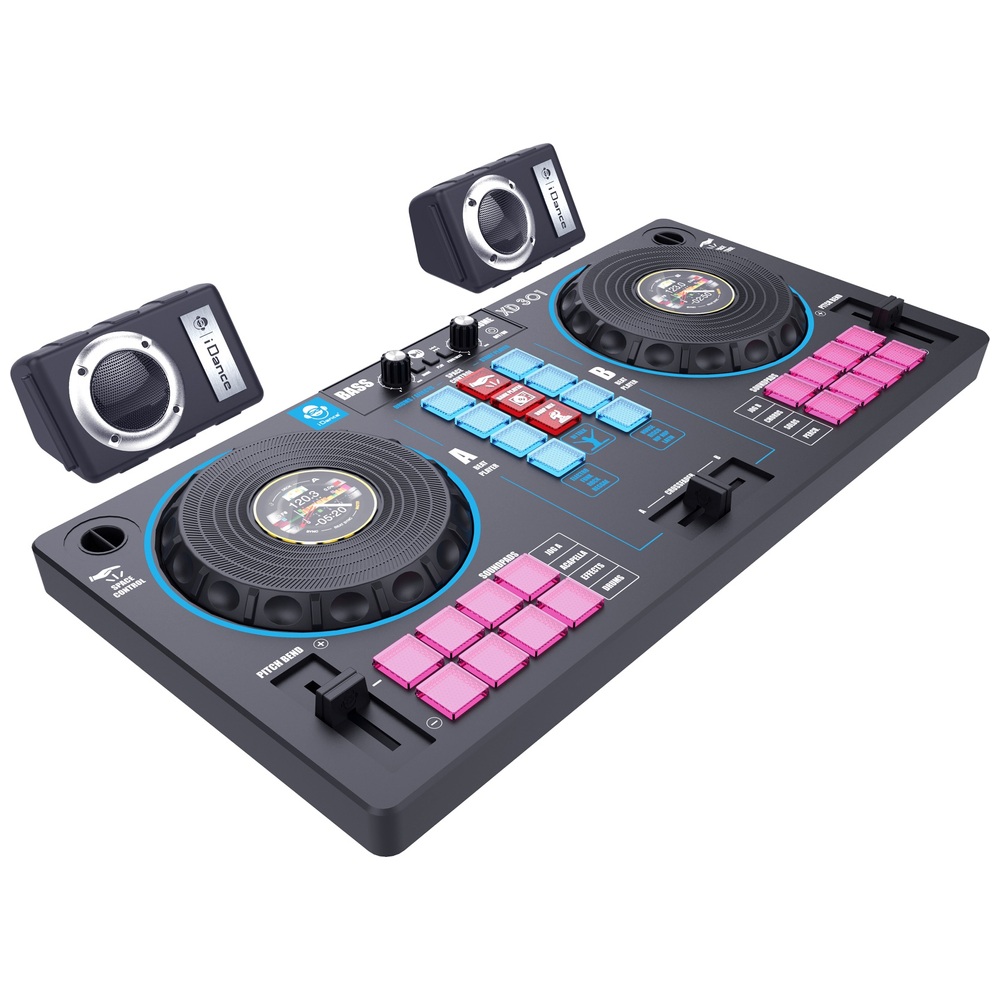 iDance XD-301 DJ-Station mit 2 Lautsprechern