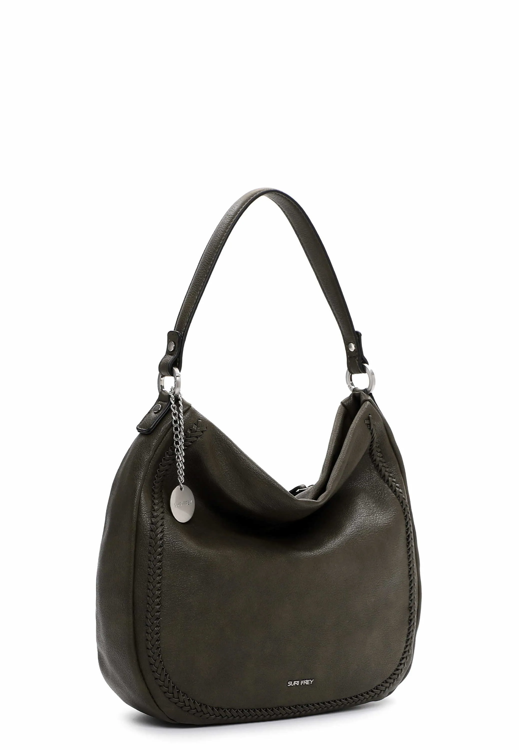 SURI FREY Beuteltasche Olive Lederimitat