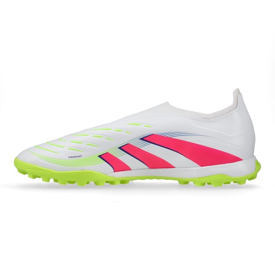 adidas Predator League Laceless TF Celestial Victory - Blanc/Lucid Pink/Lucid Lemon