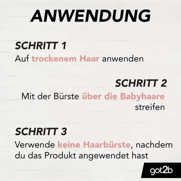 Babyhaar Bändiger Bye Bye Babyhaar