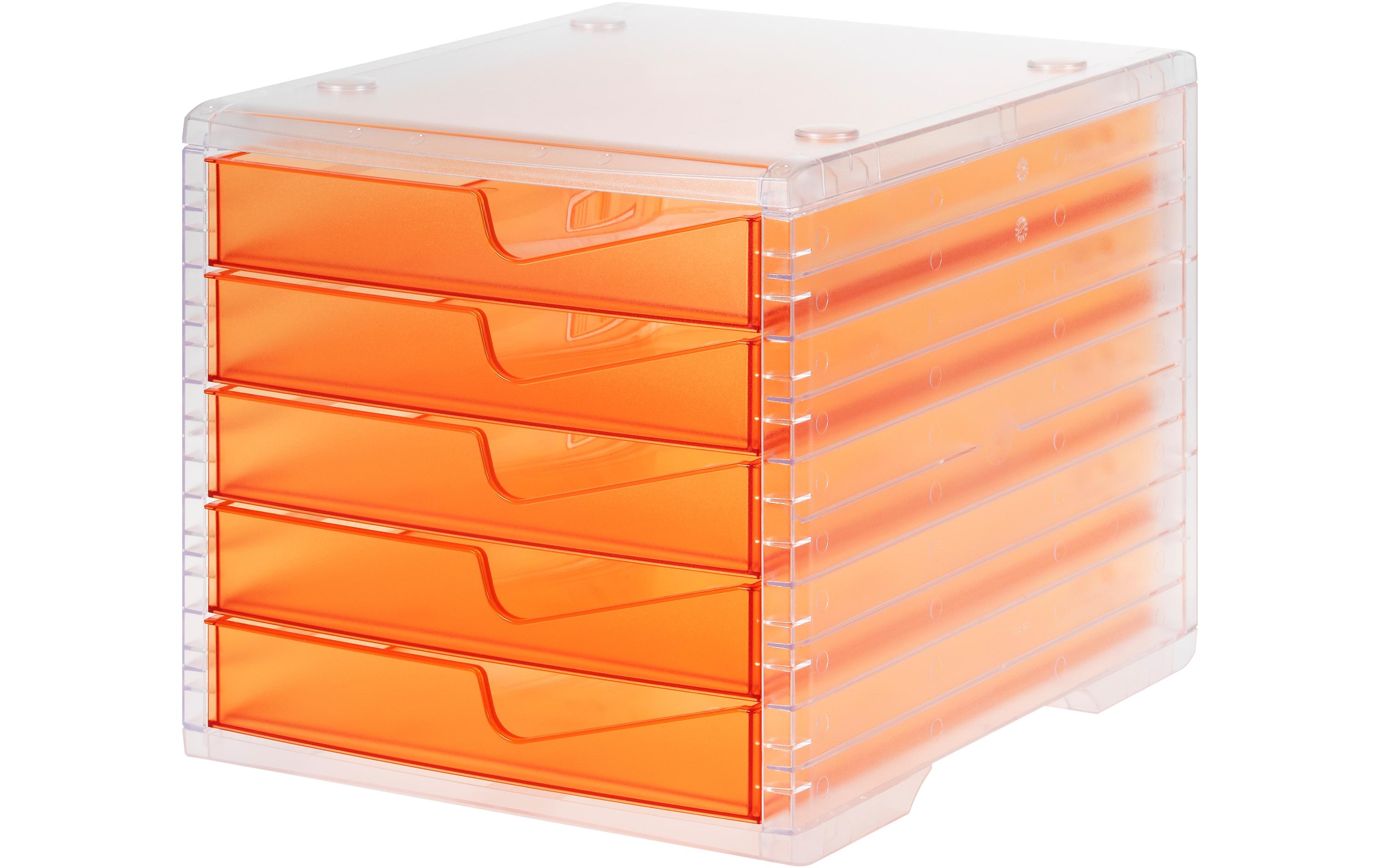 Schubladenbox Styroswingbox light AprikoseSchubladenbox mit 5 Schubladen