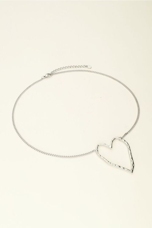 Ketting met groot open hart