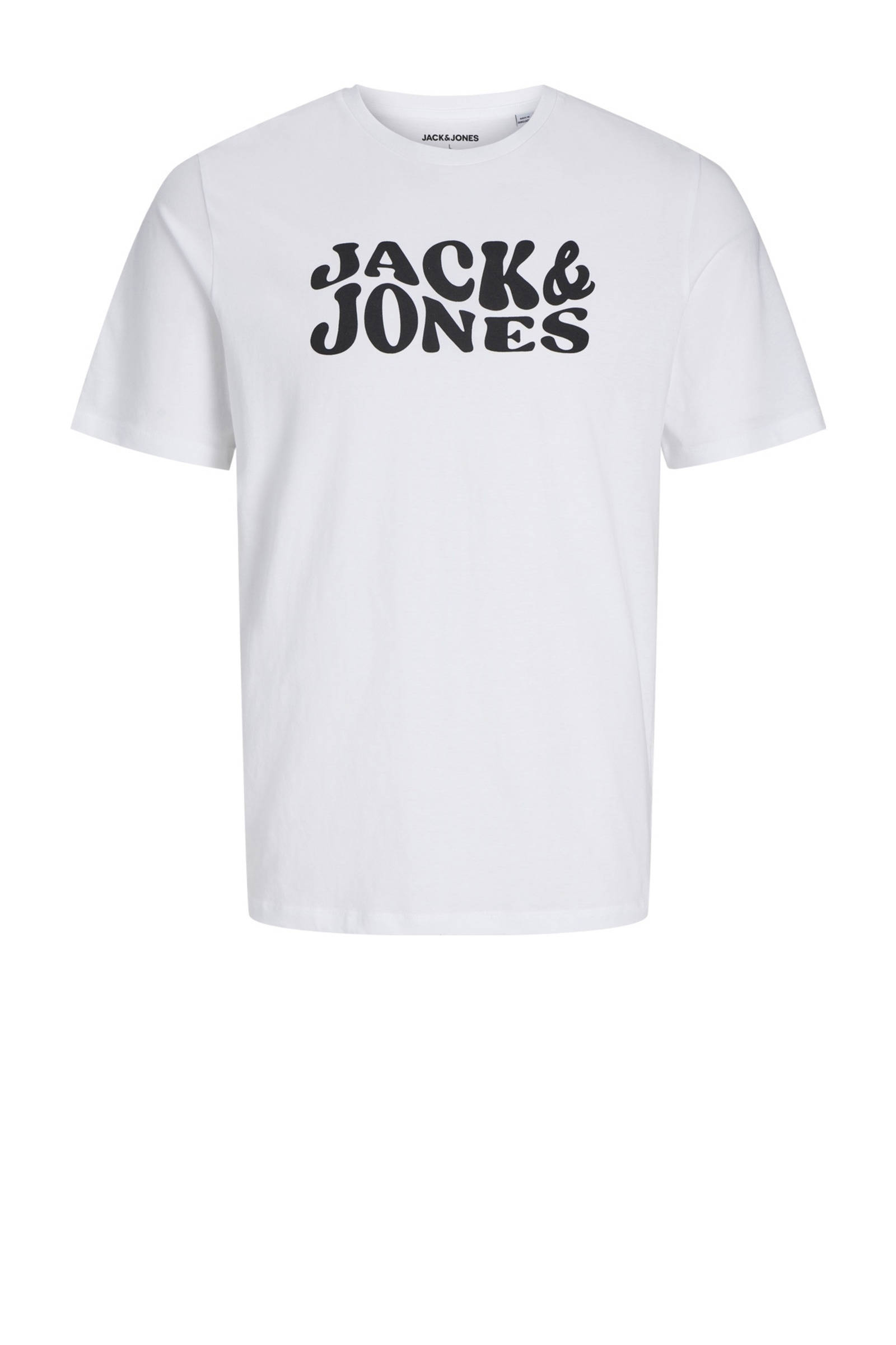 JACK & JONES pyjama JACELTON wit/zwart