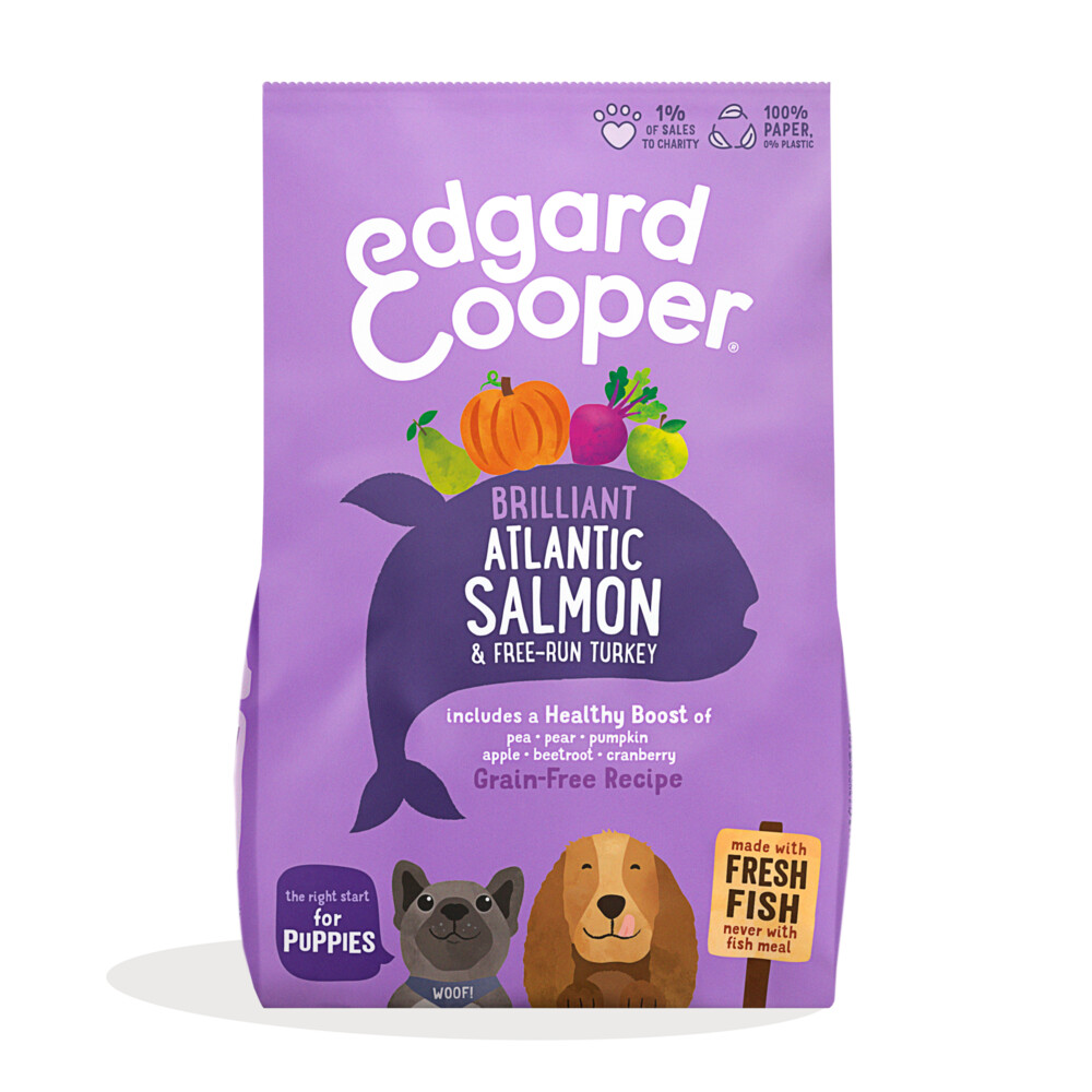 Edgard & Cooper Hondenvoer Puppy Verse Zalm en Kalkoen2,5 kg