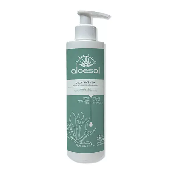Gel Hidratante Aloesol com Aloe Vera Orgânica 250ml