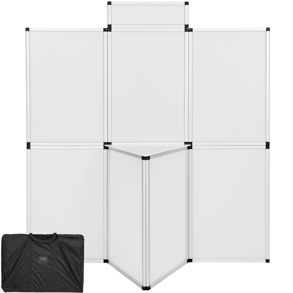 Utstillingsskjerm messevegg 200x180cm - hvit