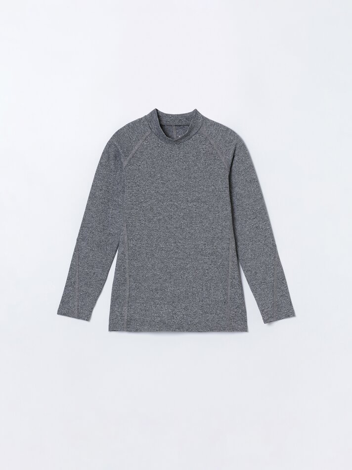 Conjunto de 2 camisetas térmicas de gola alta - Azul Marinho Escuro