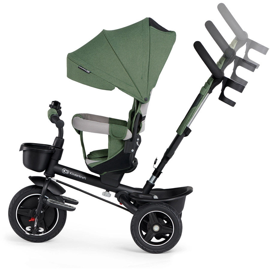 Kinderkraft 5 in 1 Dreirad SPINSTEP, pastel green