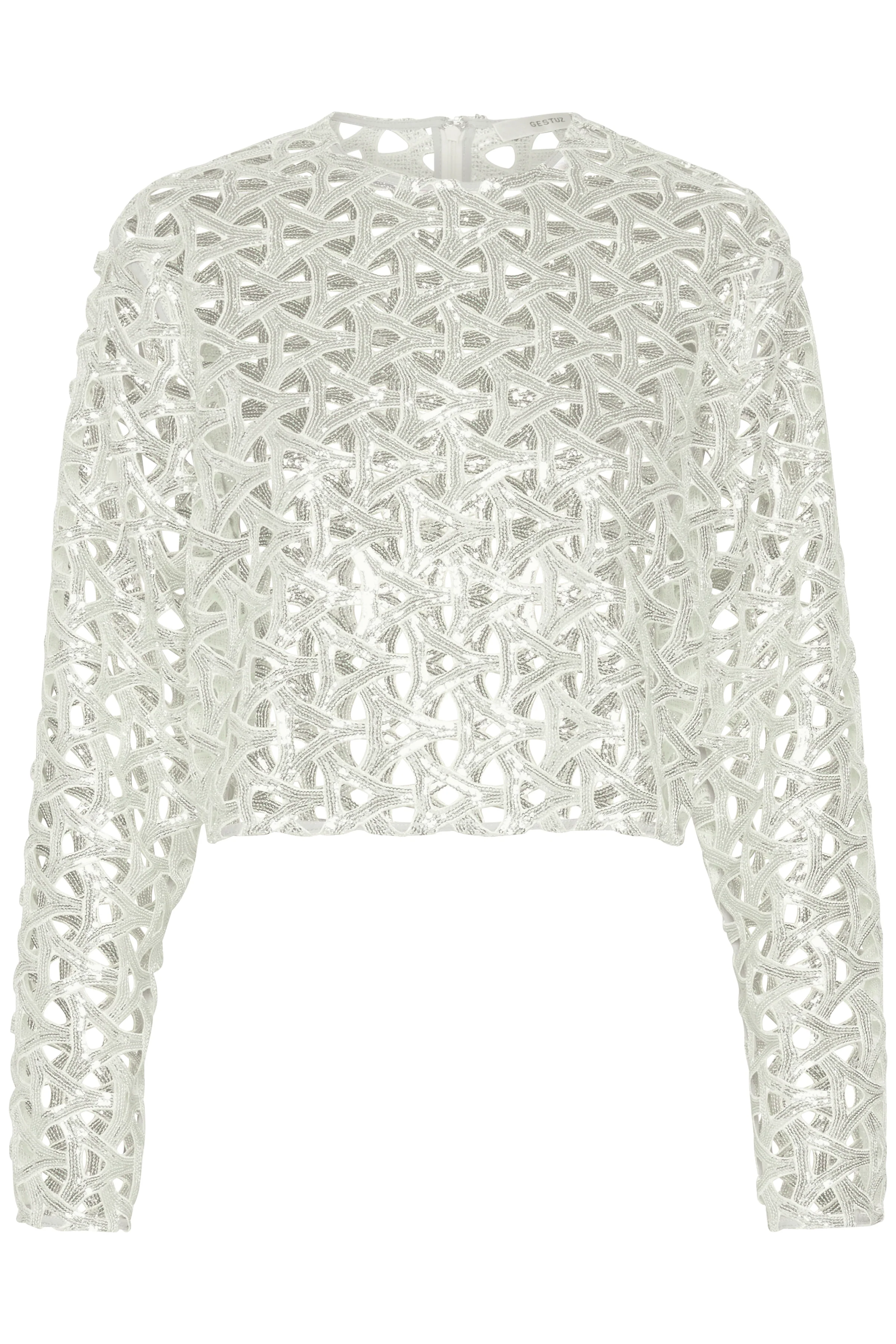 GESTUZ  AmeliaGZ LS bluse - Silvershine