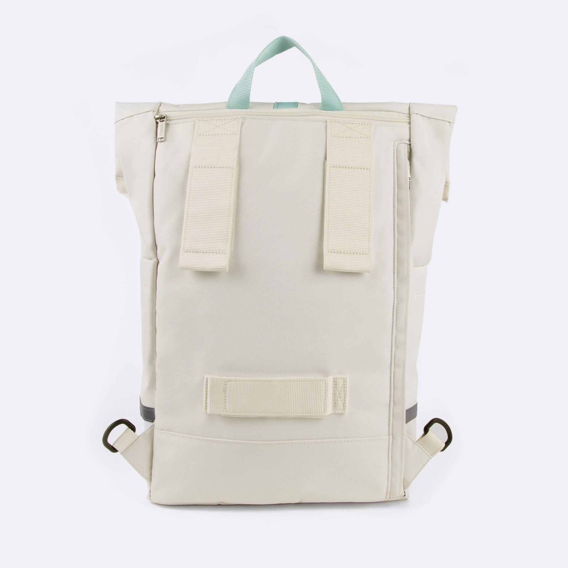 Sac à dos écru vegan polyester recyclé - modèle cycling medium