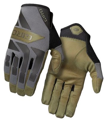 Gants Longs Giro Softgoods Trail Builder Vert / Gris