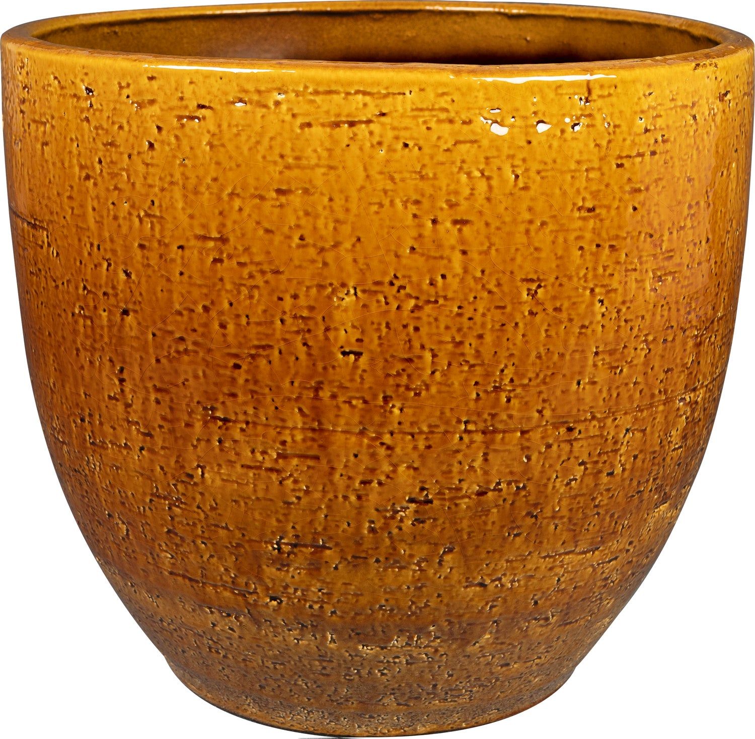 TS bloempot Jolin geel D 32 H 29 cm