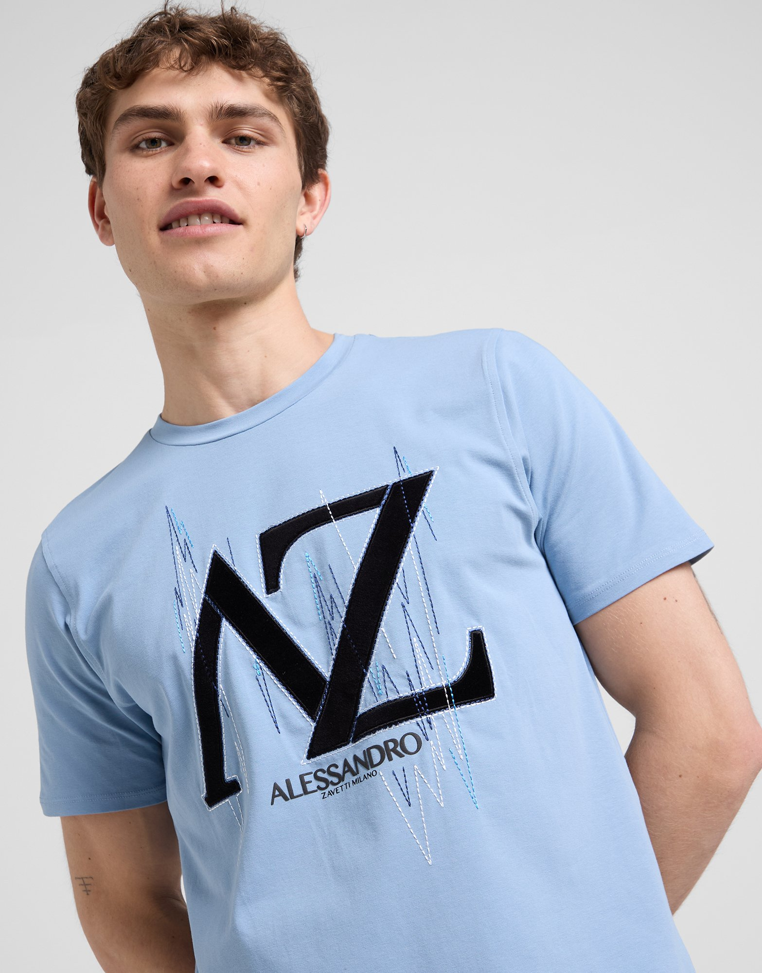Alessandro Zavetti T-shirt Soundwave Homme