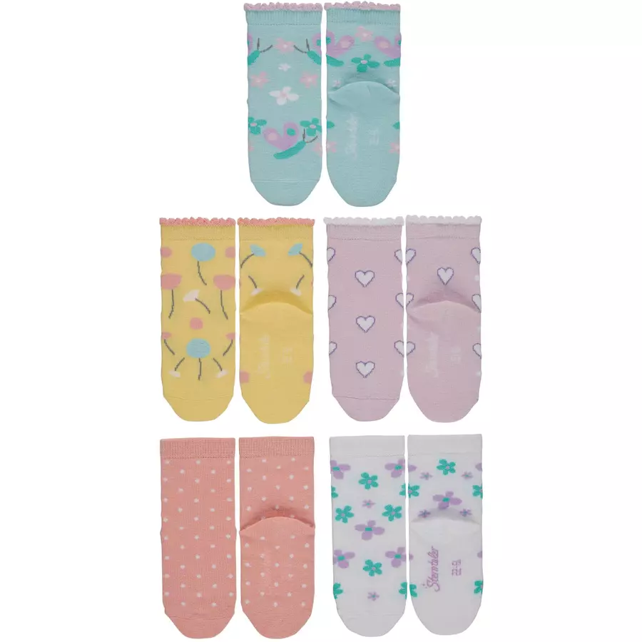 Sterntaler Baby-Söckchen 5er-Pack Mädchen flieder