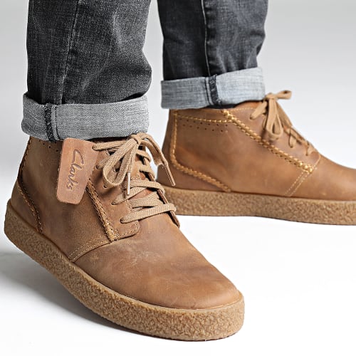 Chaussures Streethill Mid Dark Tan Leather