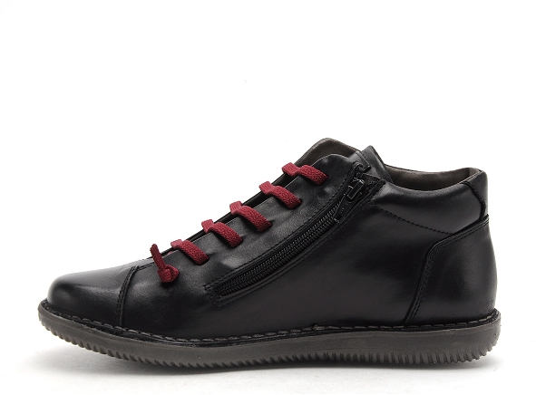 Chacal boots bottine plates femme 6405 noir