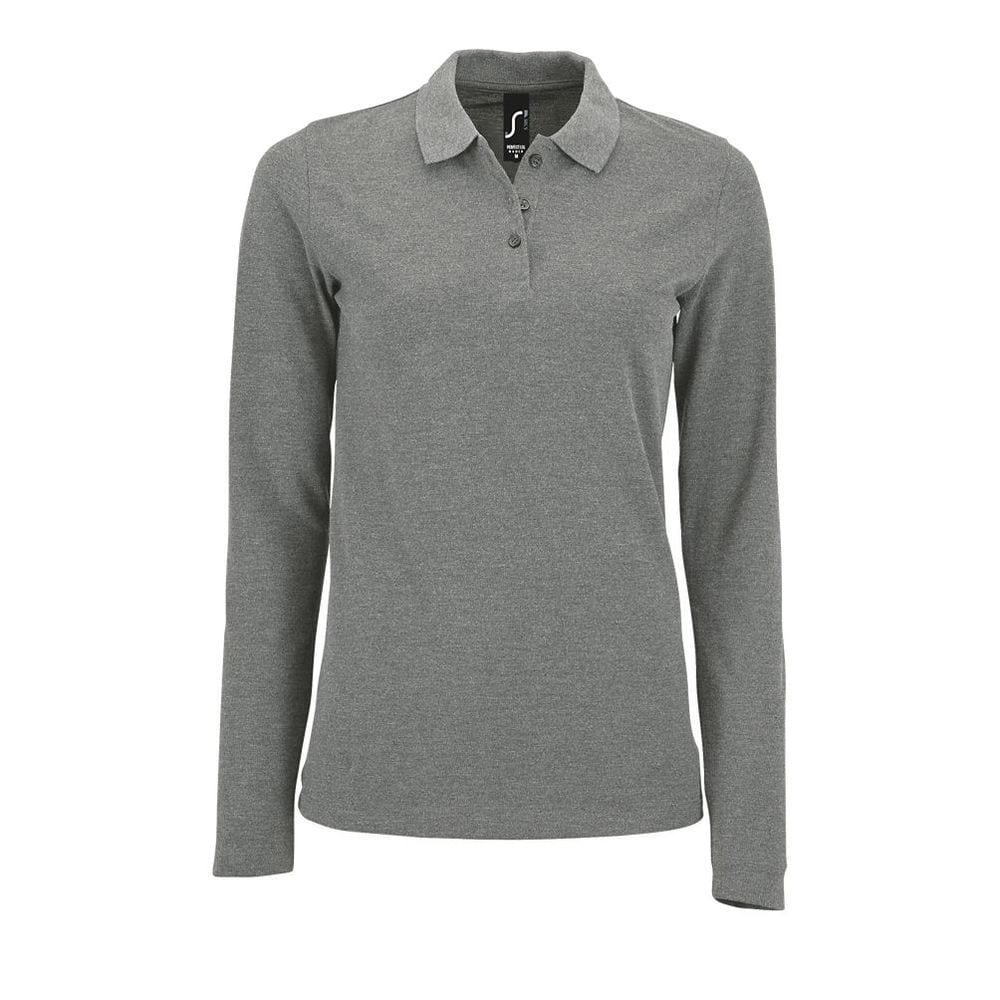 SOL'S 02083 - Perfect Lsl Women Polo Piqué Manches Longues Femme