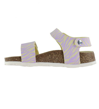 Superfit Sandalen - Fussbettpantoff - Gelb/Lila