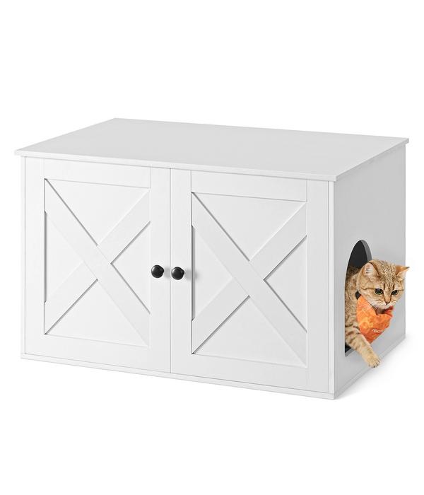 Feandrea Katzenklo-Schrank mit Türen, ca.