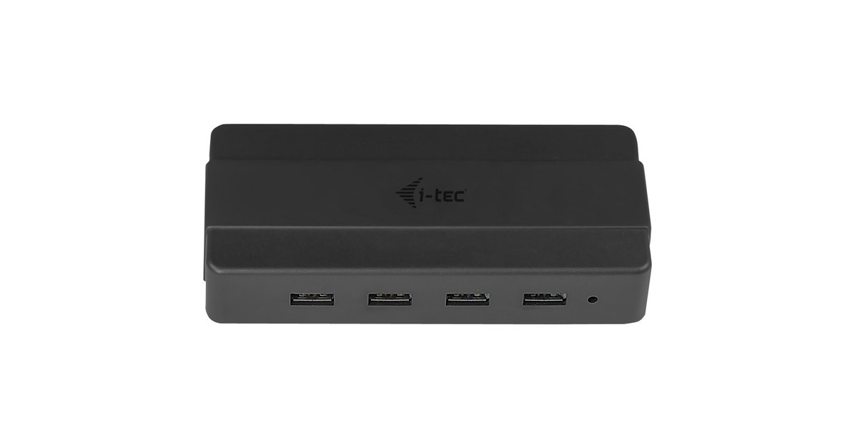i-tec4-Port USB 3.0 Charging usb-hub  (Zwart, incl. Power Adapter)